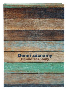 Denní záznamy A5 Lamino Dřevo